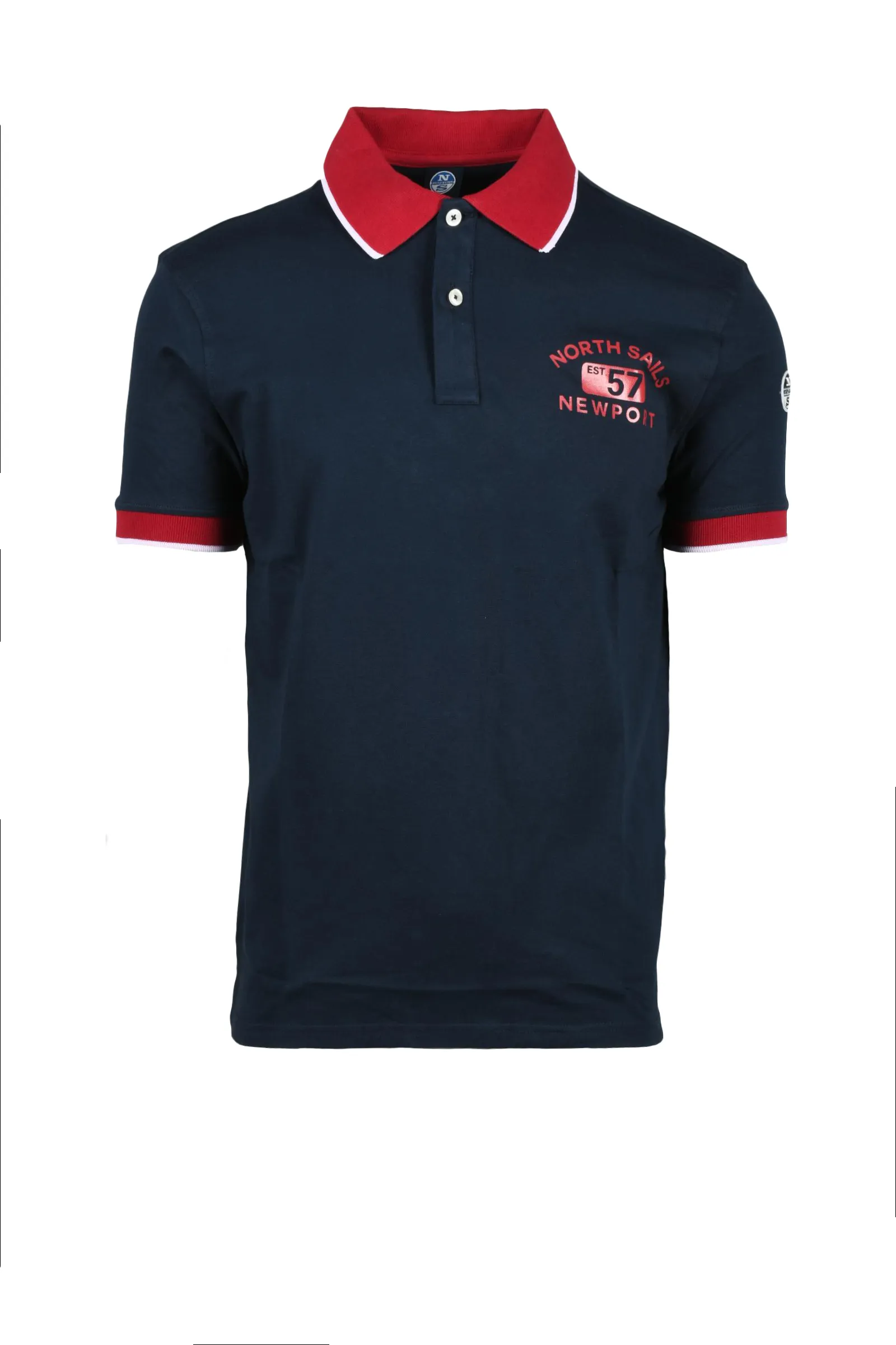 Polo manica corta NORTH SAILS  Blu