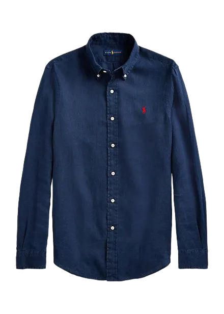 POLO RALPH LAUREN Camicia in lino Slim-Fit