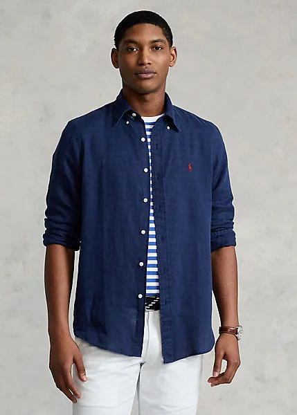 POLO RALPH LAUREN Camicia in lino Slim-Fit