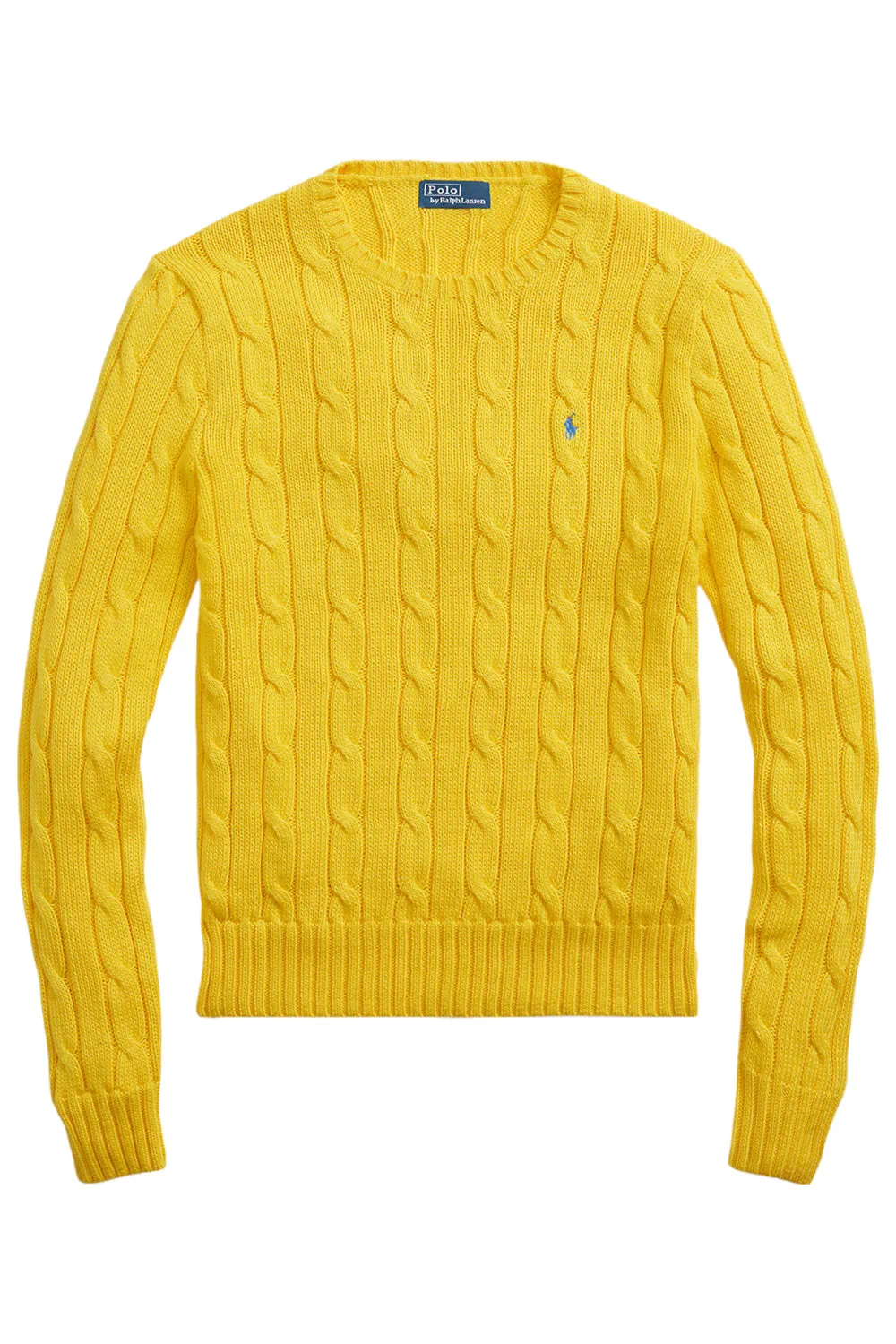POLO RALPH LAUREN Maglia a girocollo in cotone a trecce