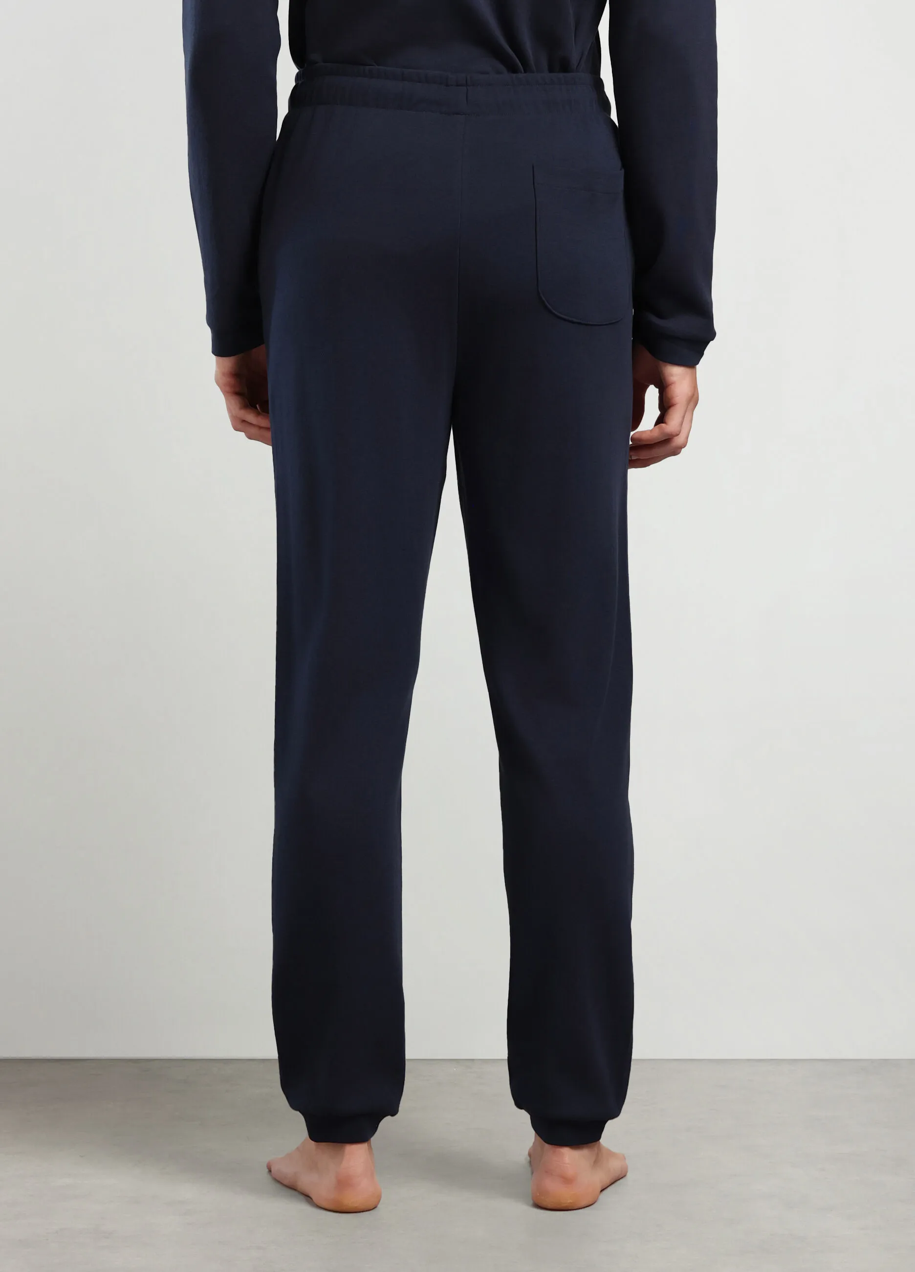 PRIVACY  Jogger in interlock di cotone uomo
