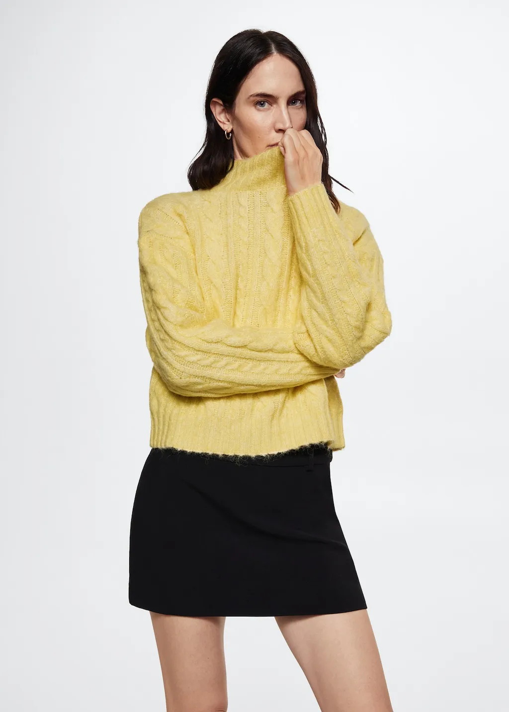 Pullover trecce collo perkins