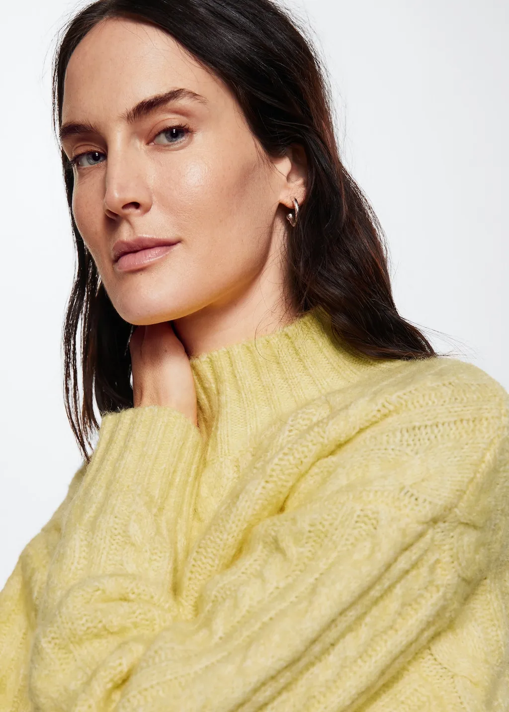 Pullover trecce collo perkins