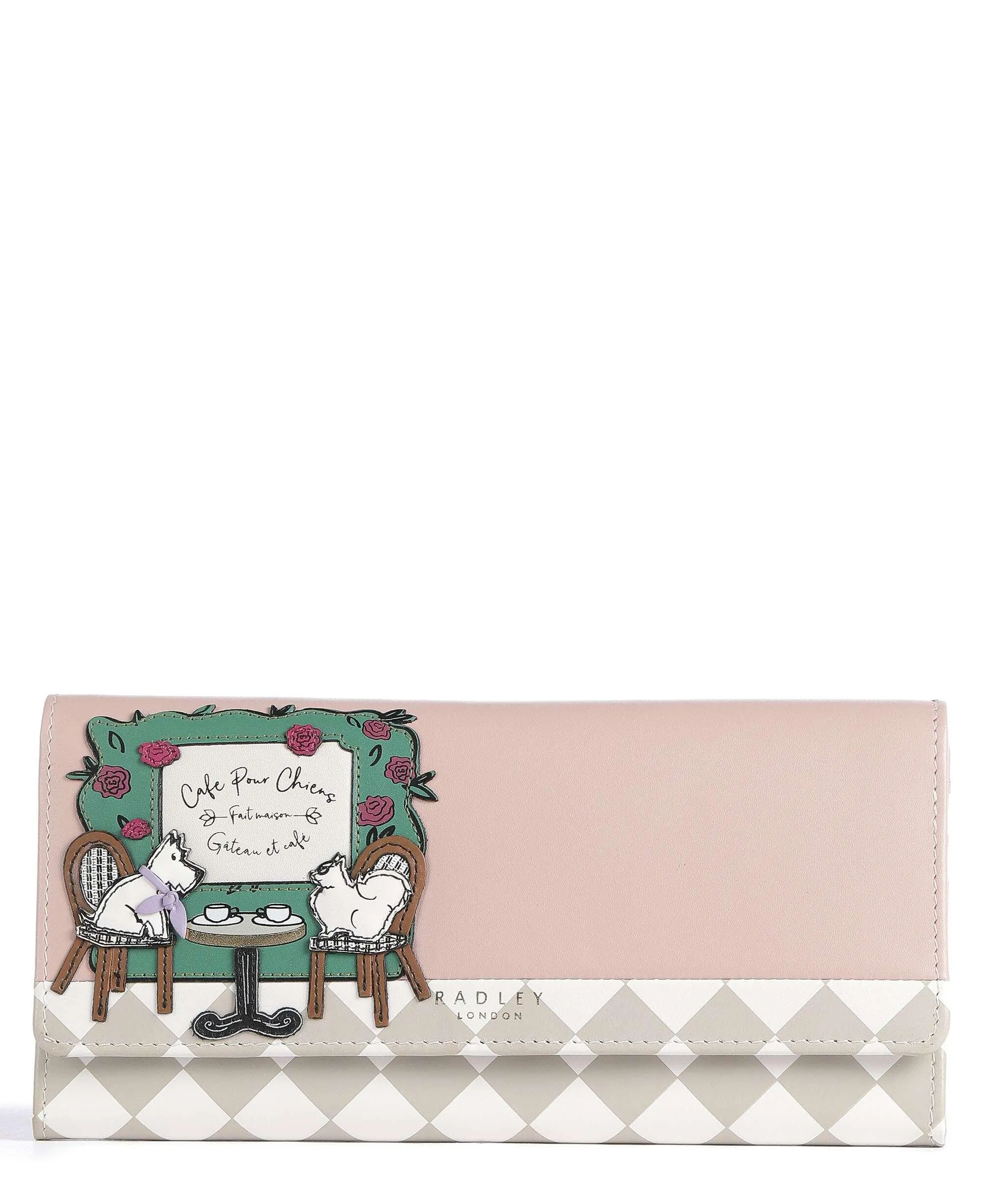  Radley London Dog Cafe Portafoglio pelle a grana fine multicolore  