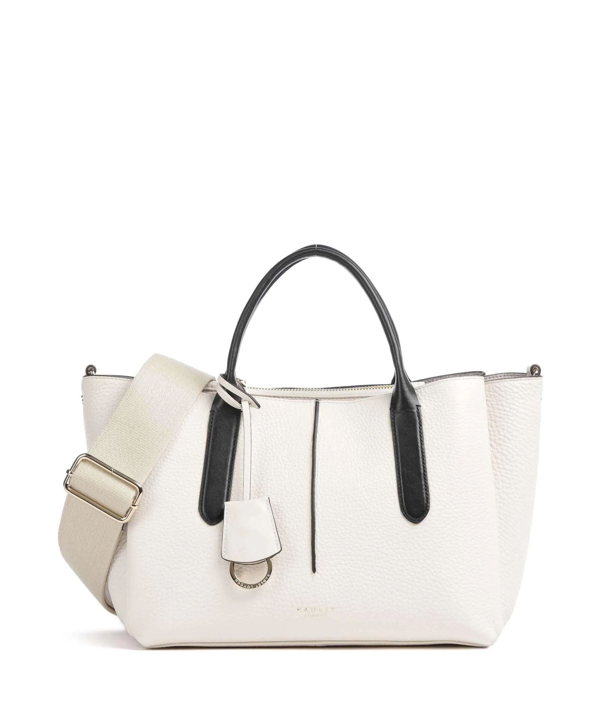  Radley London Hillgate Place Borsa a mano pelle granulata avorio  