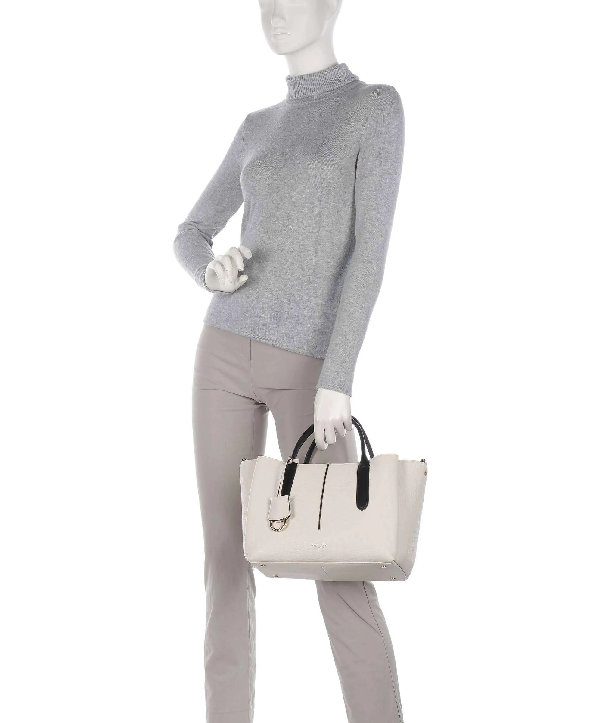  Radley London Hillgate Place Borsa a mano pelle granulata avorio  