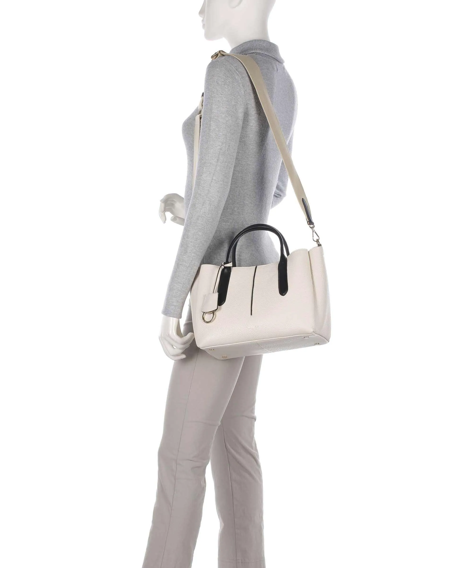  Radley London Hillgate Place Borsa a mano pelle granulata avorio  