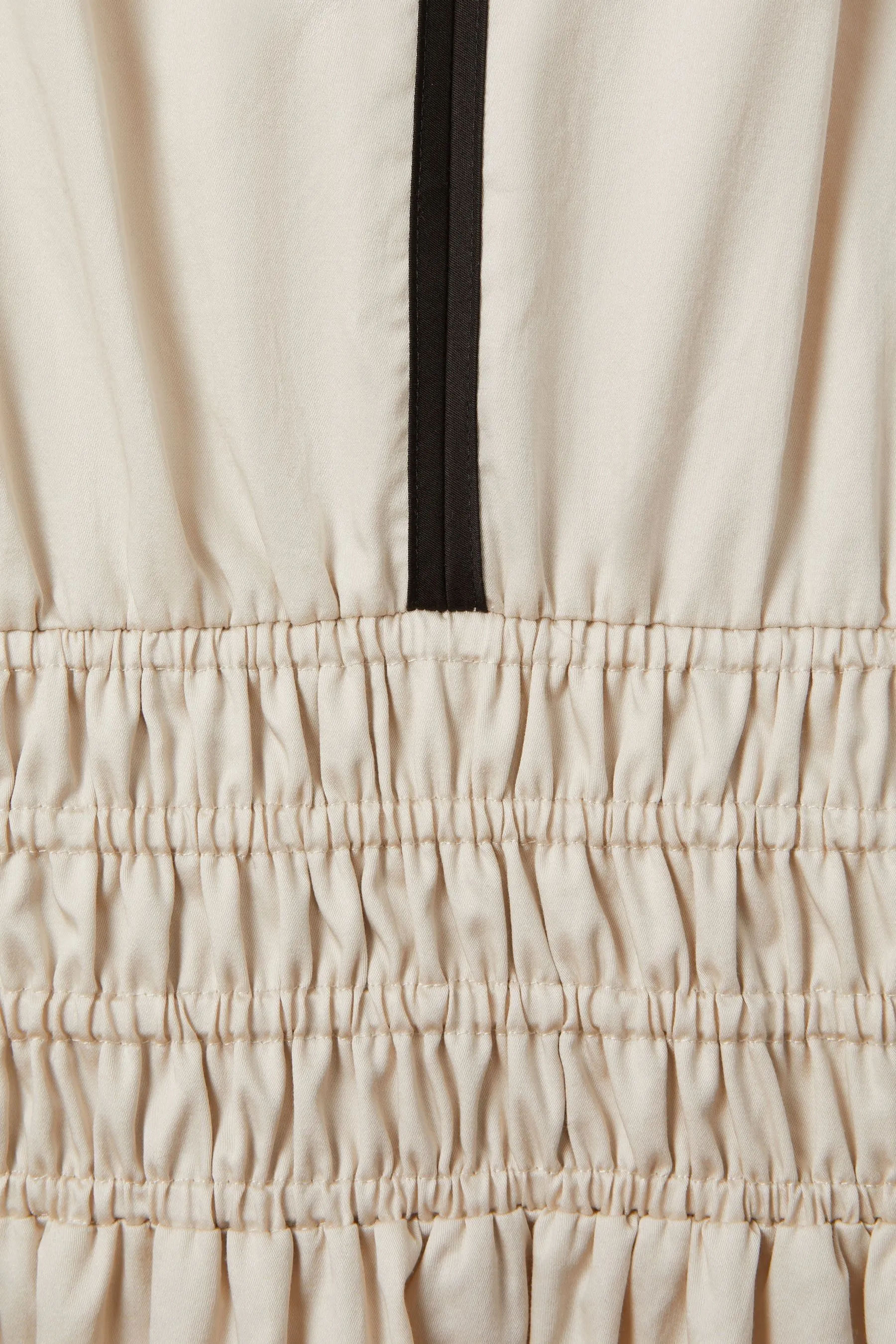 Reiss - Lena - Abito midi in cotone con vita arricciata    