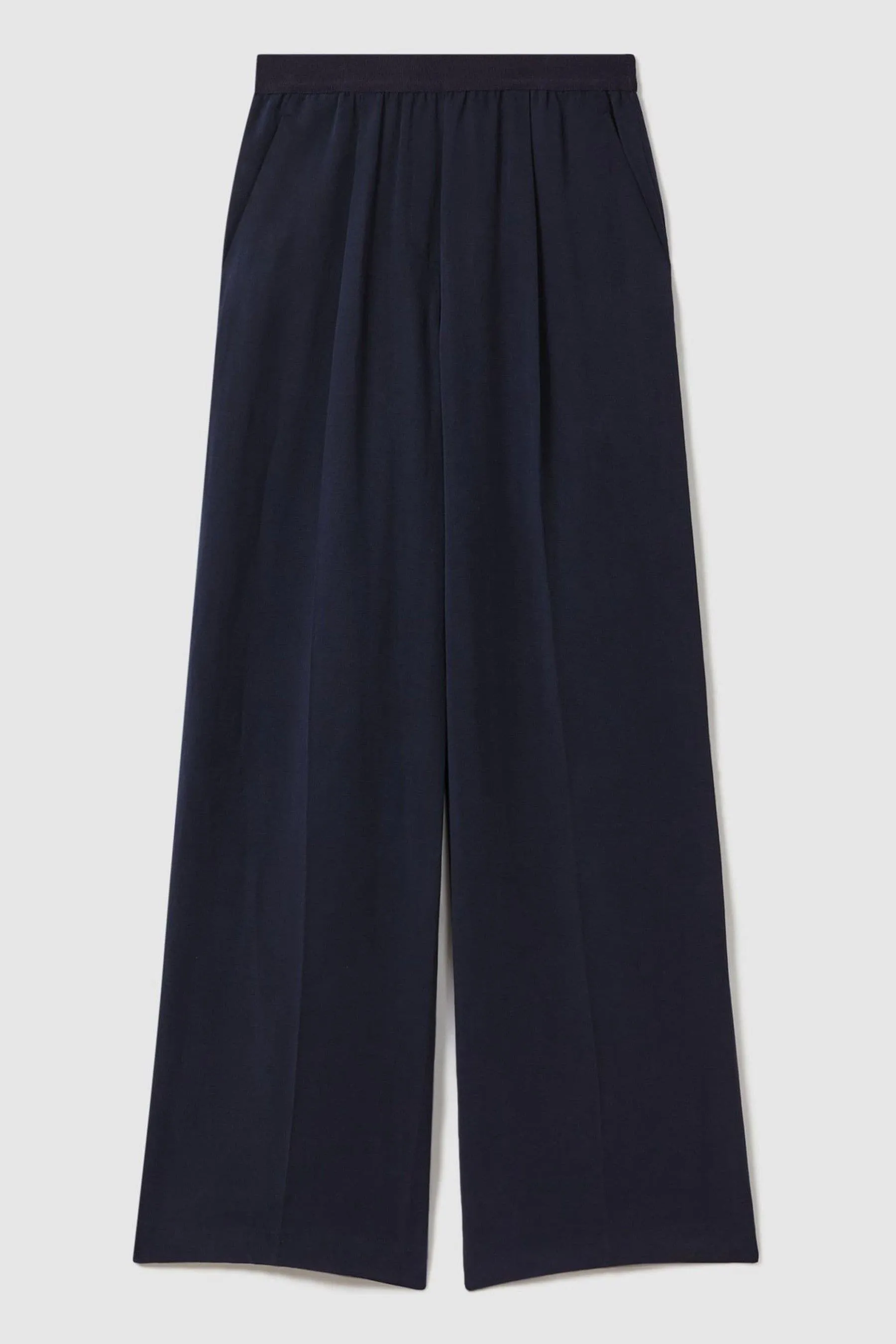 Reiss - Vera - Pantaloni a fondo ampio in lino in lyocell    