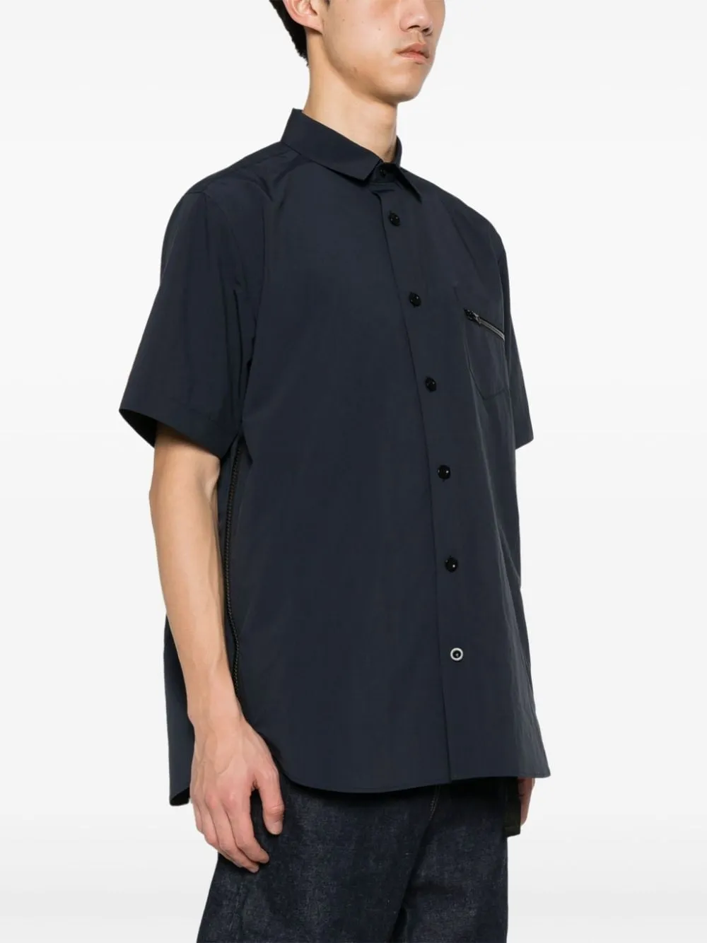 SACAI CAMICIA BOWLING