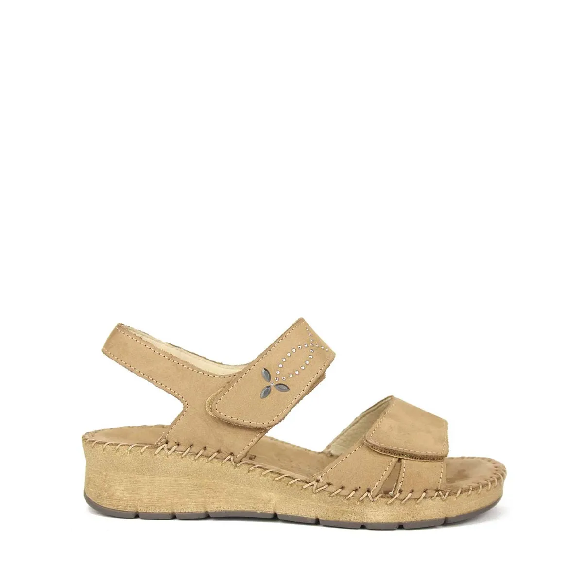   Sandali zeppa Donna in pelle GRUNLAND GRU2171