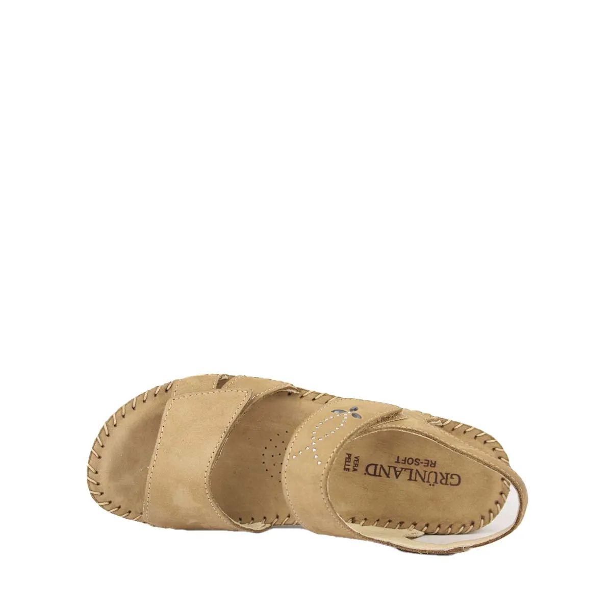   Sandali zeppa Donna in pelle GRUNLAND GRU2171