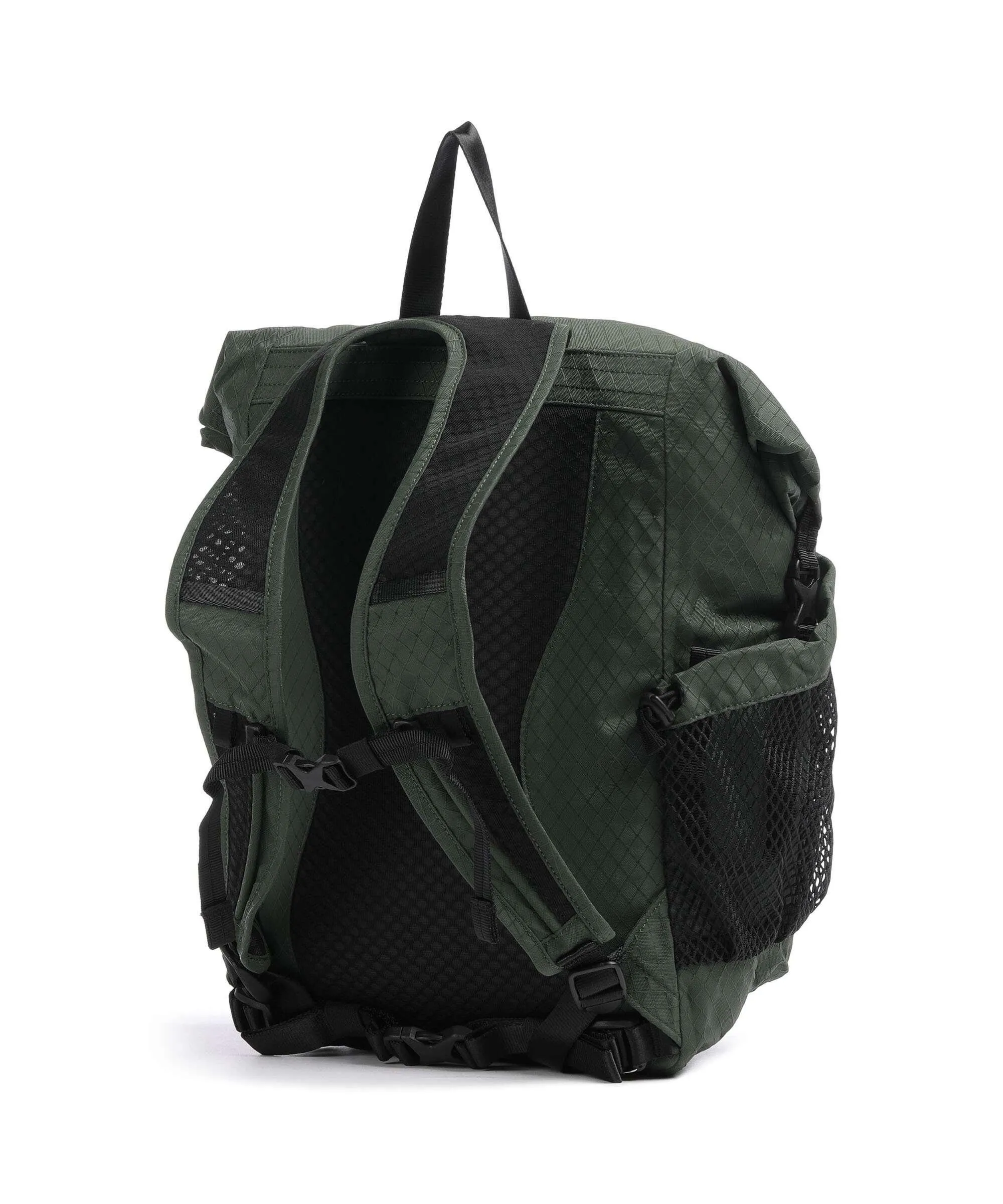  Sandqvist Stream Taped Nils Zaino roll-top 13″ nylon riciclato verde  