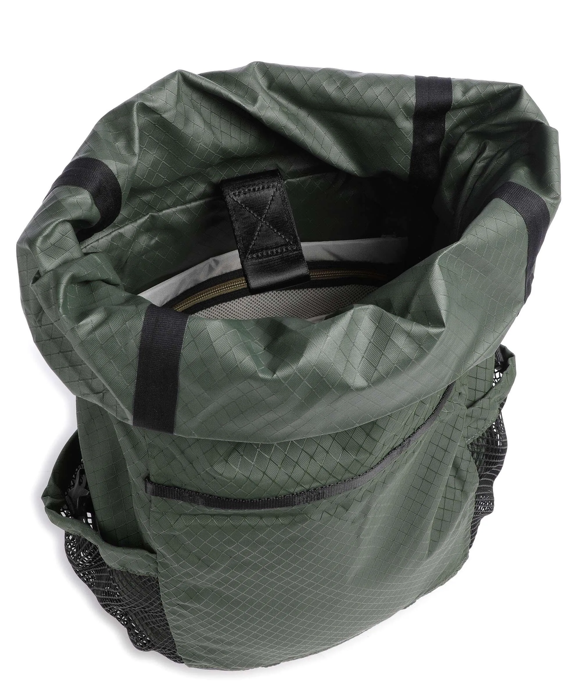  Sandqvist Stream Taped Nils Zaino roll-top 13″ nylon riciclato verde  