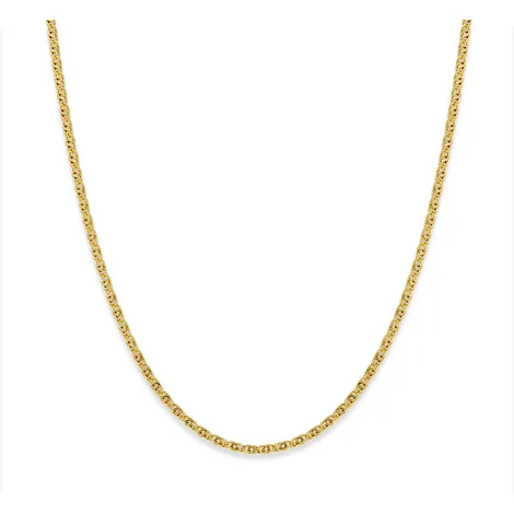 SARNIORO Catena uomo in oro 9 Kt maglia traversino