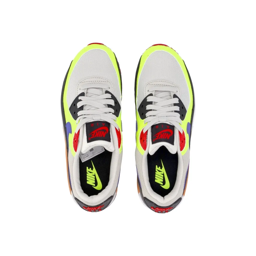 scarpa bassa donna wmns air max 90 LIGHT BONE/LT ULTRAMARINE/VOLT/BLACK
