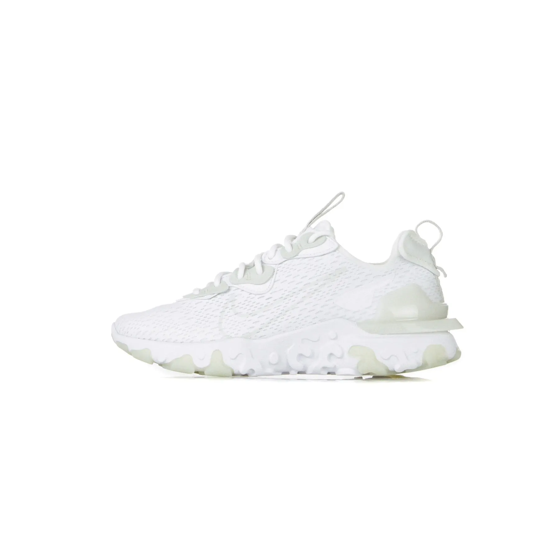 Scarpa Bassa Uomo React Vision White/lt Smoke Grey/white/lt Smoke Grey