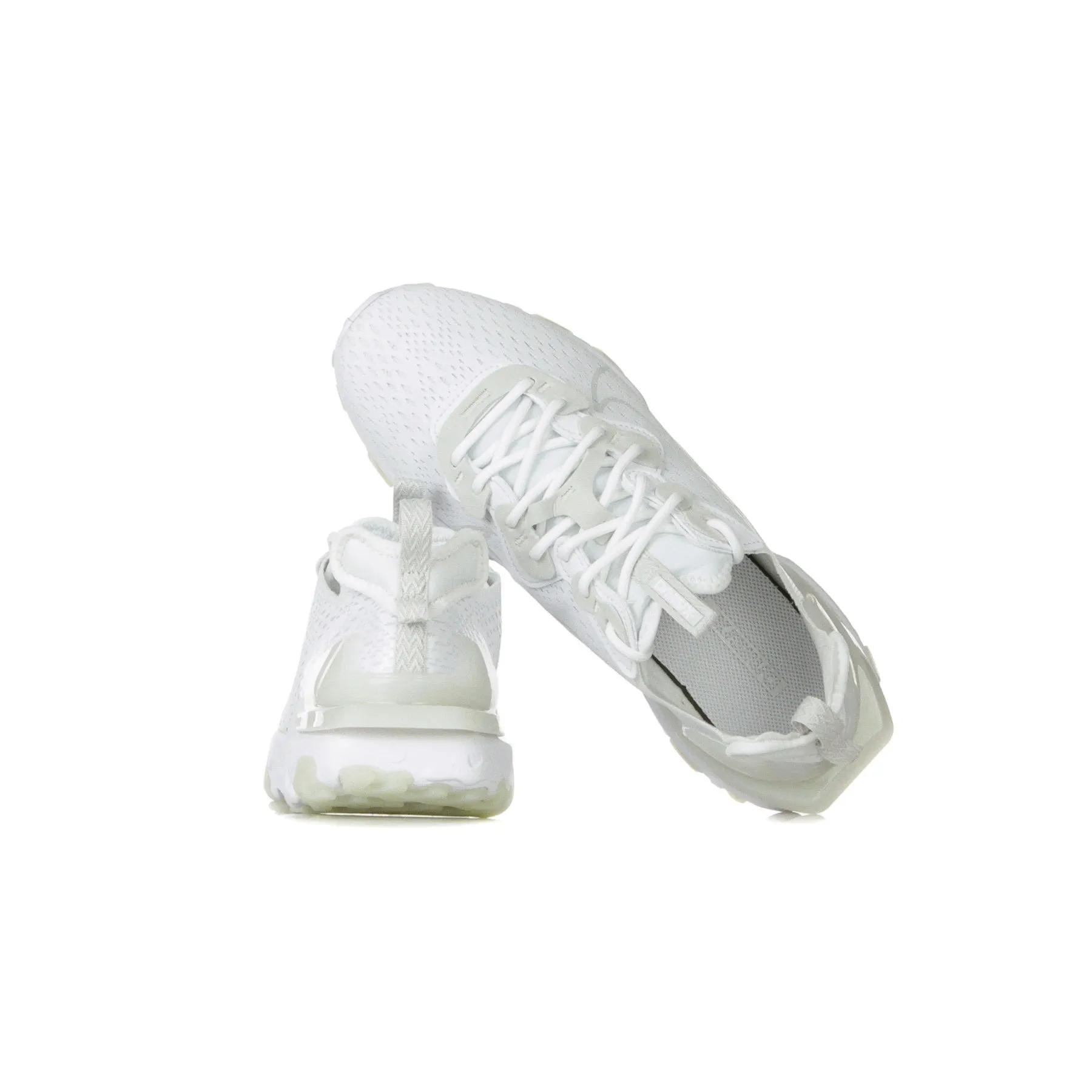 Scarpa Bassa Uomo React Vision White/lt Smoke Grey/white/lt Smoke Grey