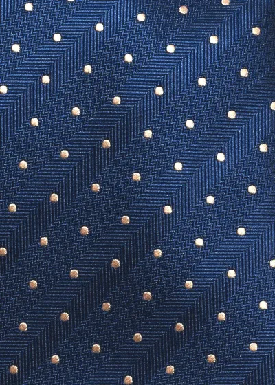 Scatola regalo a pois blu notte