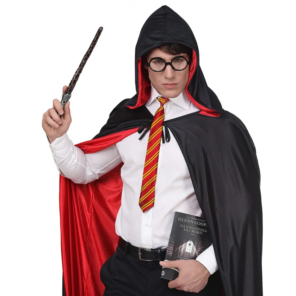 Set da mago apprendista, stregoneComprende cravatta, bacchetta e occhiali harry potter, Adulti e bambini
