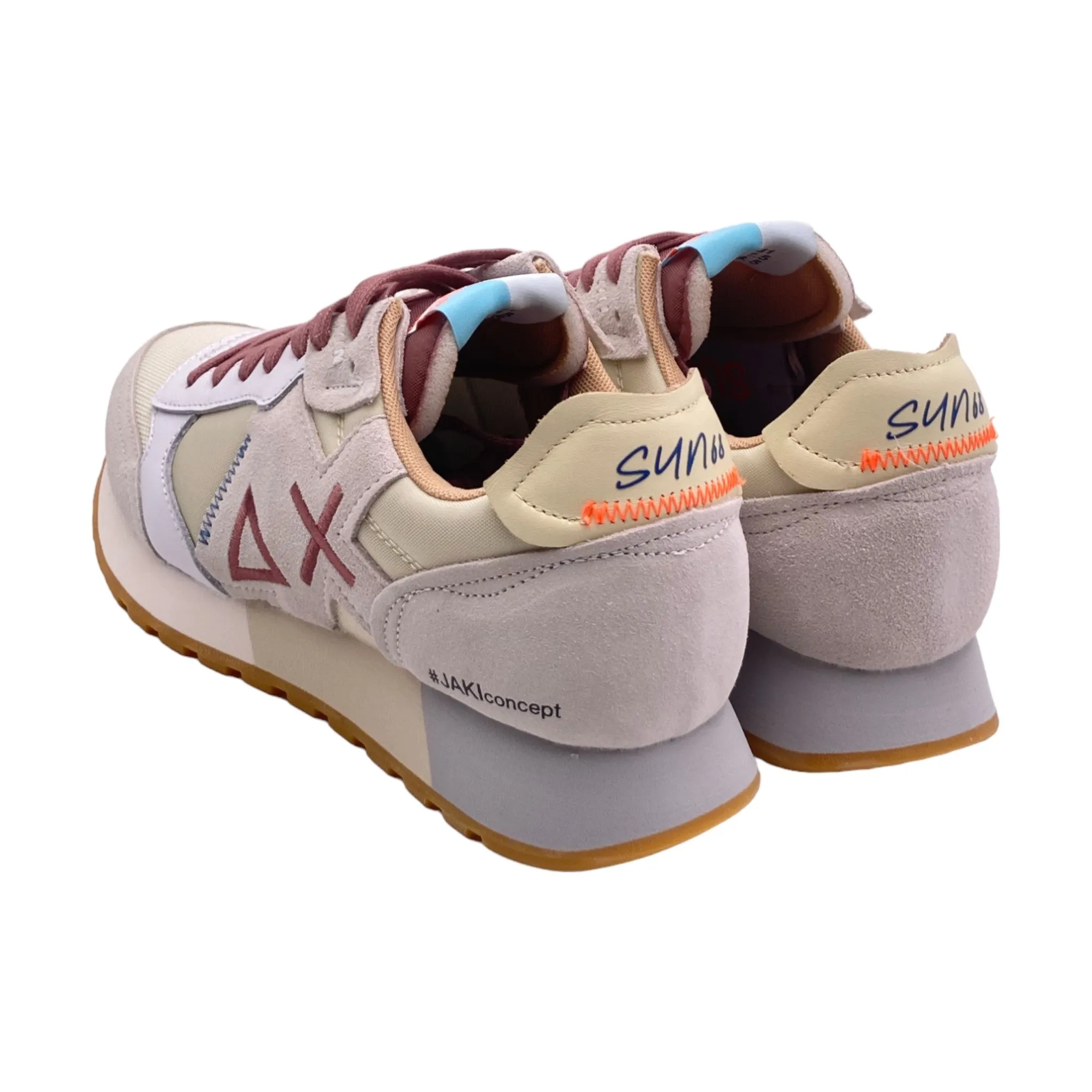 Sneakers Uomo Sun68 Z34114 JAKI UNCLE bianco/panna