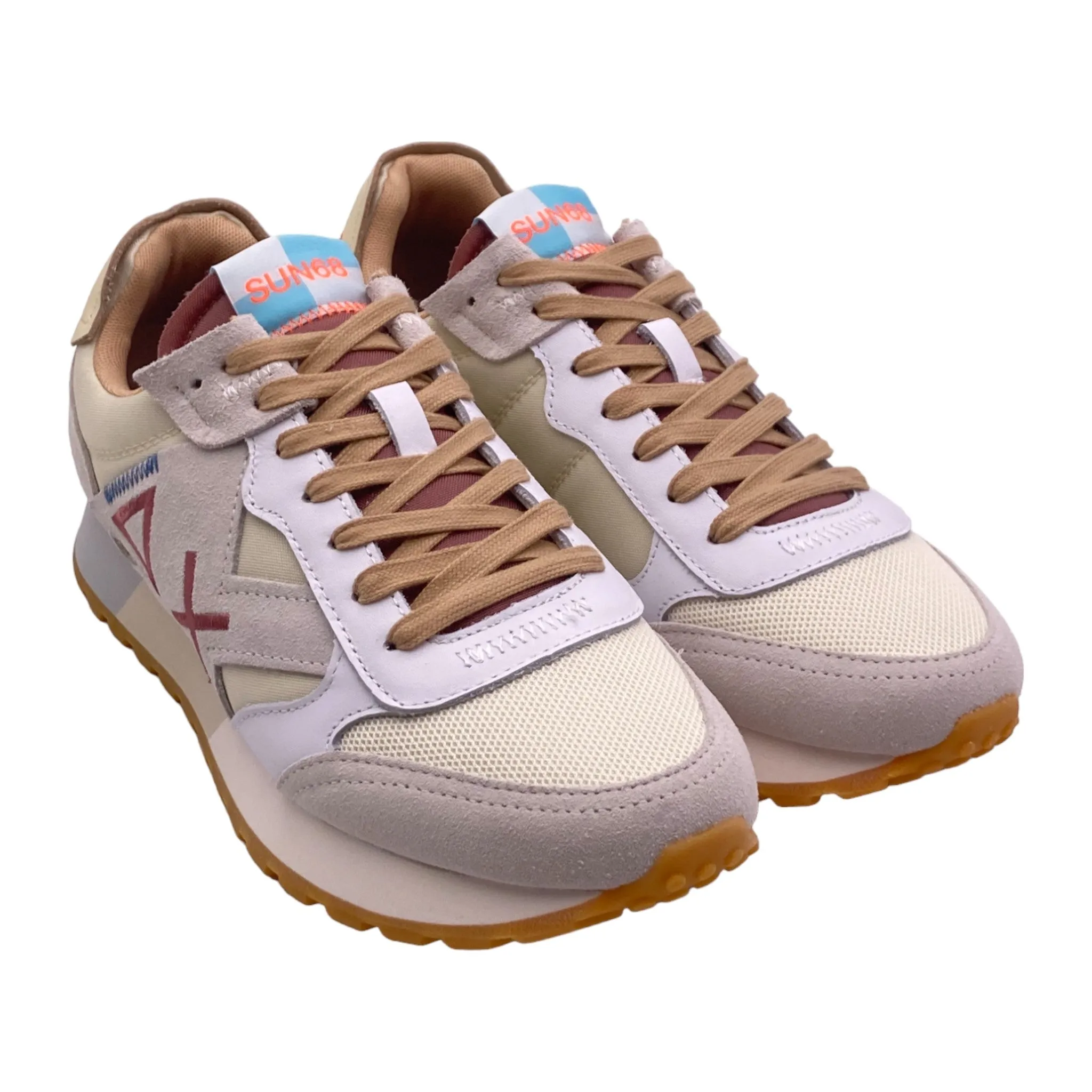 Sneakers Uomo Sun68 Z34114 JAKI UNCLE bianco/panna