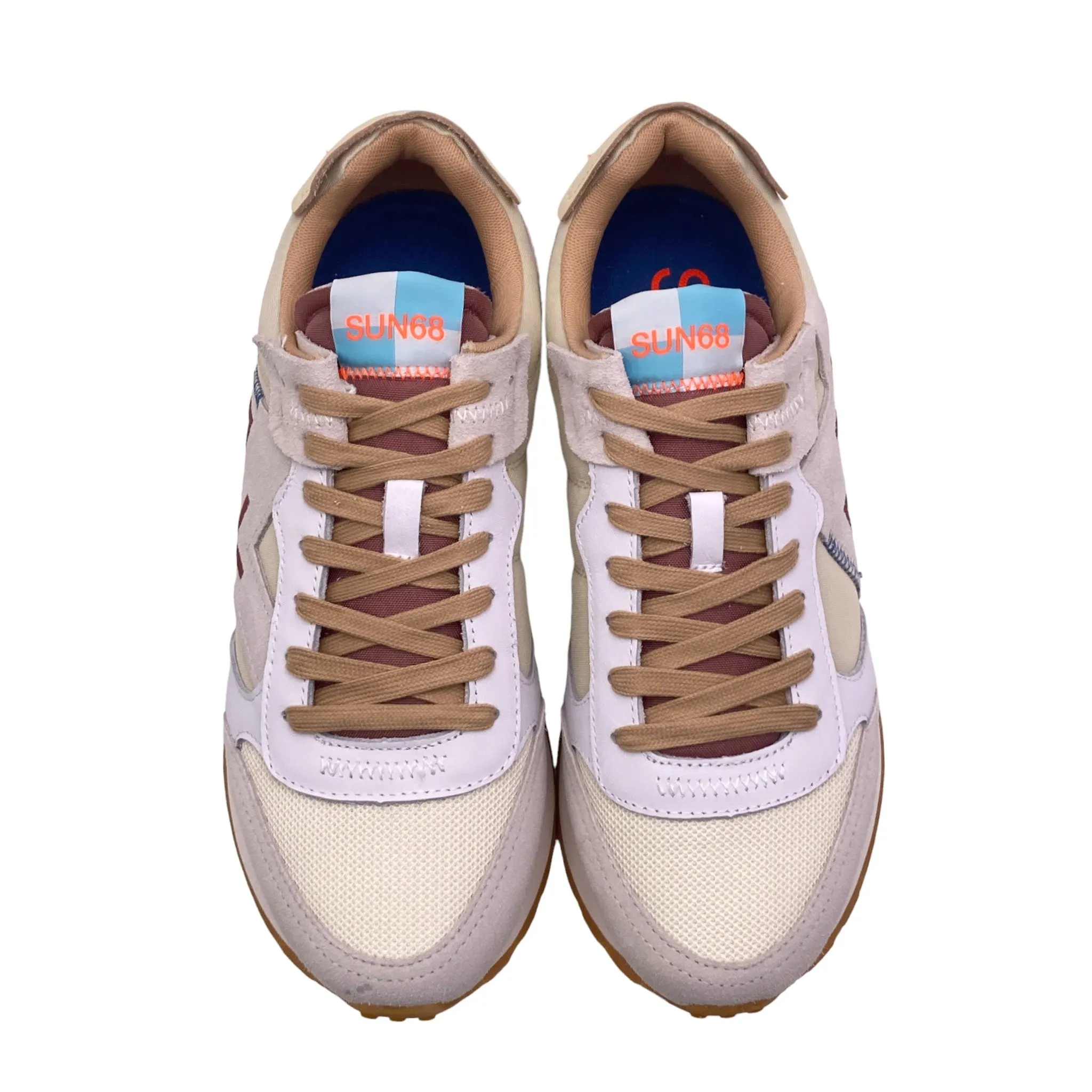Sneakers Uomo Sun68 Z34114 JAKI UNCLE bianco/panna