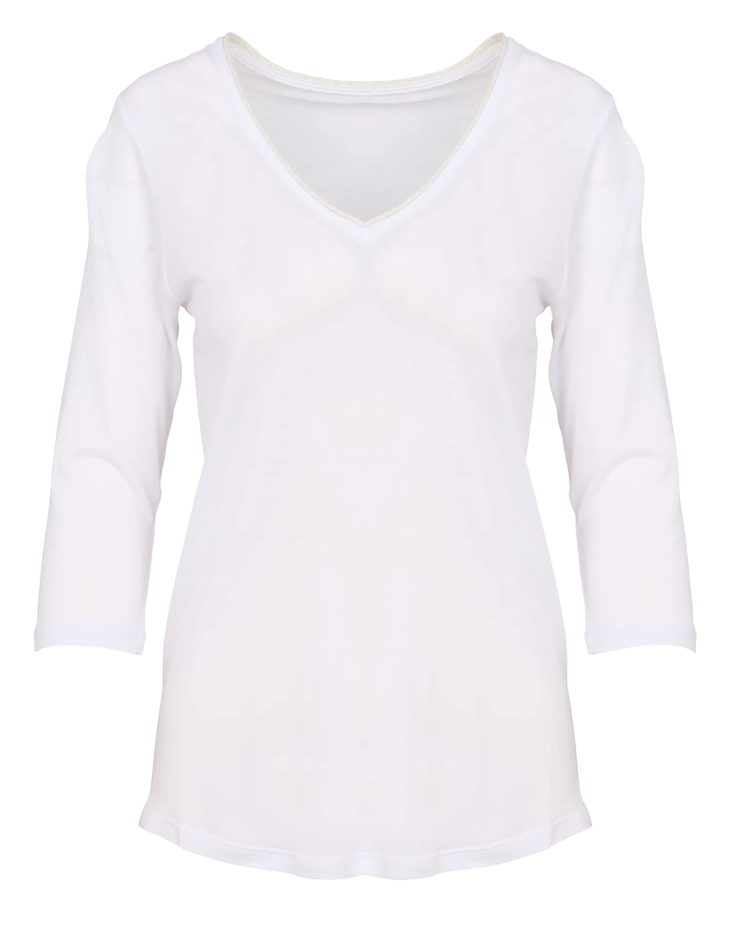  SUD EXPRESS   TASSIANE - Maglietta diritta maniche 3/4 | Bianco