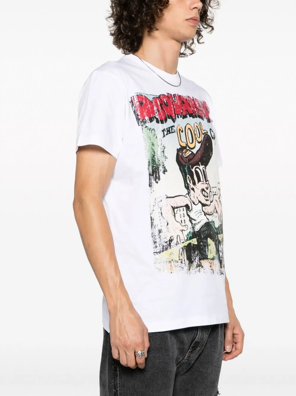 t-shirt cigarette bianca