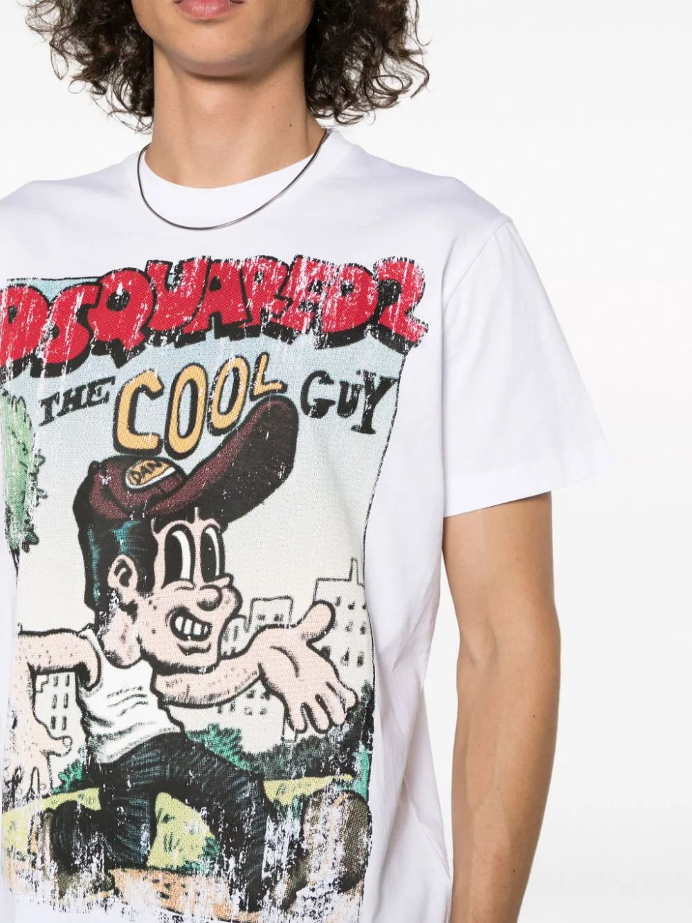 t-shirt cigarette bianca