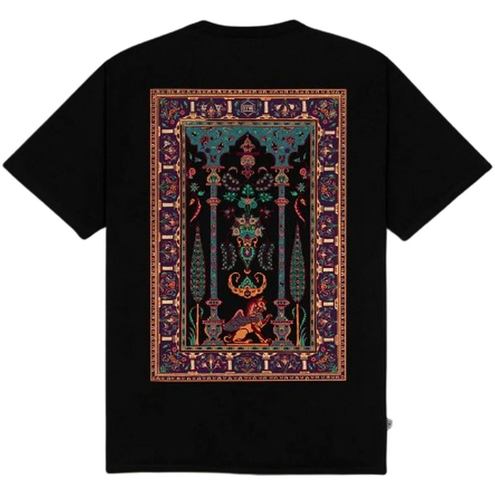 T-shirt Uomo Dolly Noire - Persian Rug Tee - Nero
