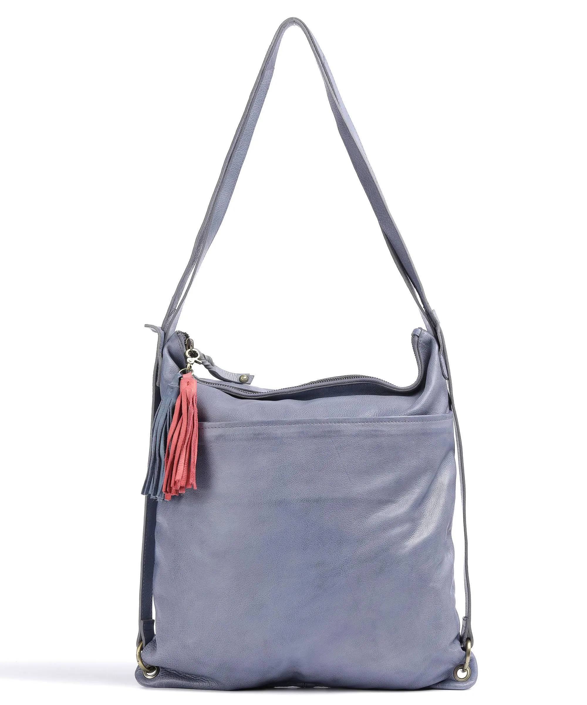  Taschendieb Wien Kohlmarkt 3 Borsa a zainetto pelle di vacchetta grana lavanda  