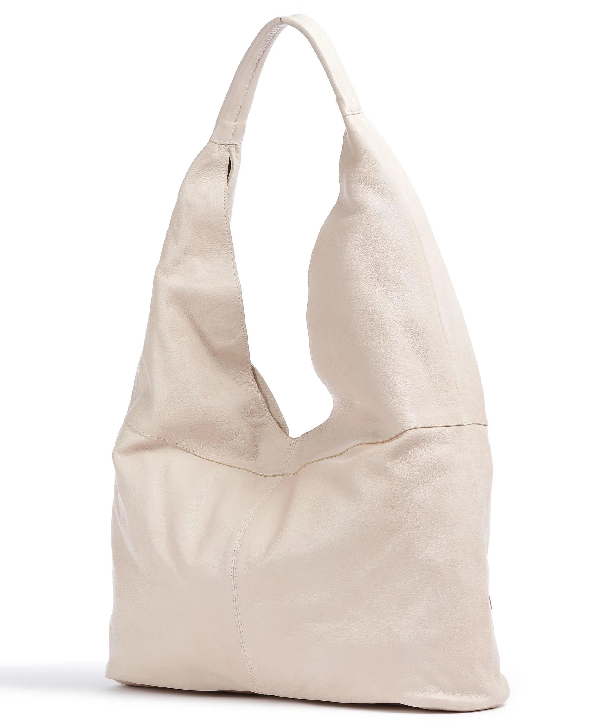  Taschendieb Wien Kohlmarkt 68 Borsa hobo pelle di vacchetta grana sabbia  