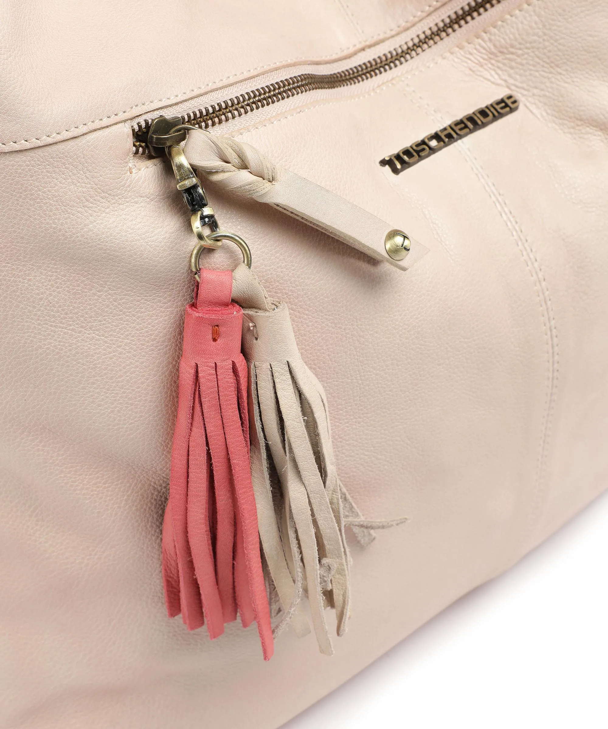  Taschendieb Wien Kohlmarkt 68 Borsa hobo pelle di vacchetta grana sabbia  