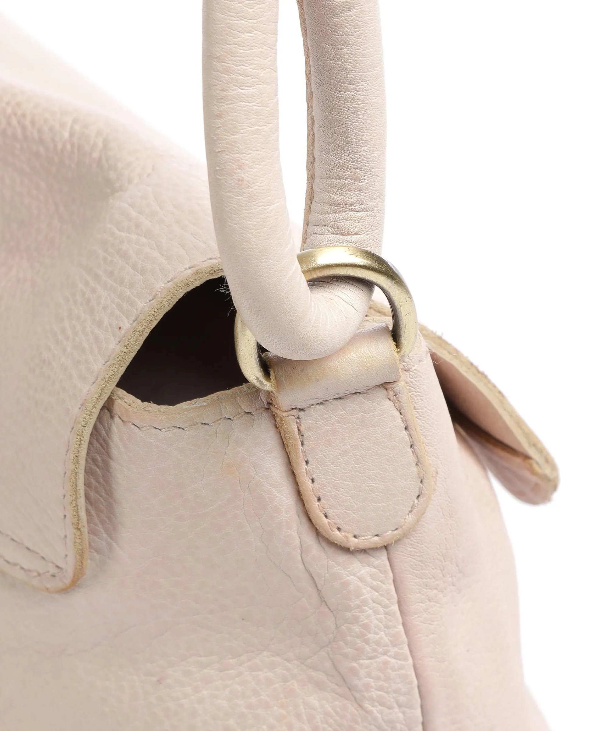  Taschendieb Wien Kohlmarkt 73 Borsa a spalla pelle di vacchetta grana beige  