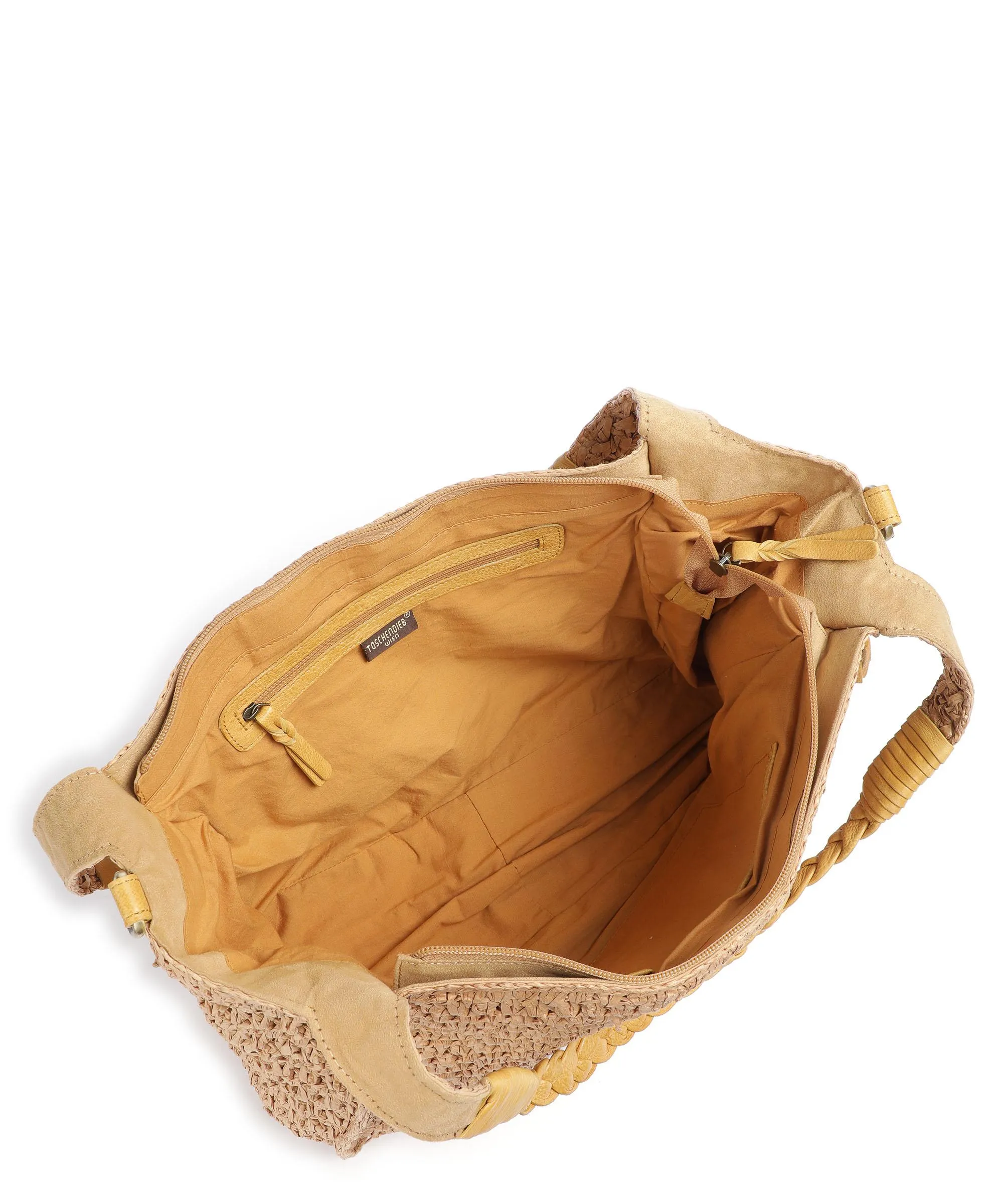  Taschendieb Wien Strandgasse 3 Borsa shopper libro beige/giallo  