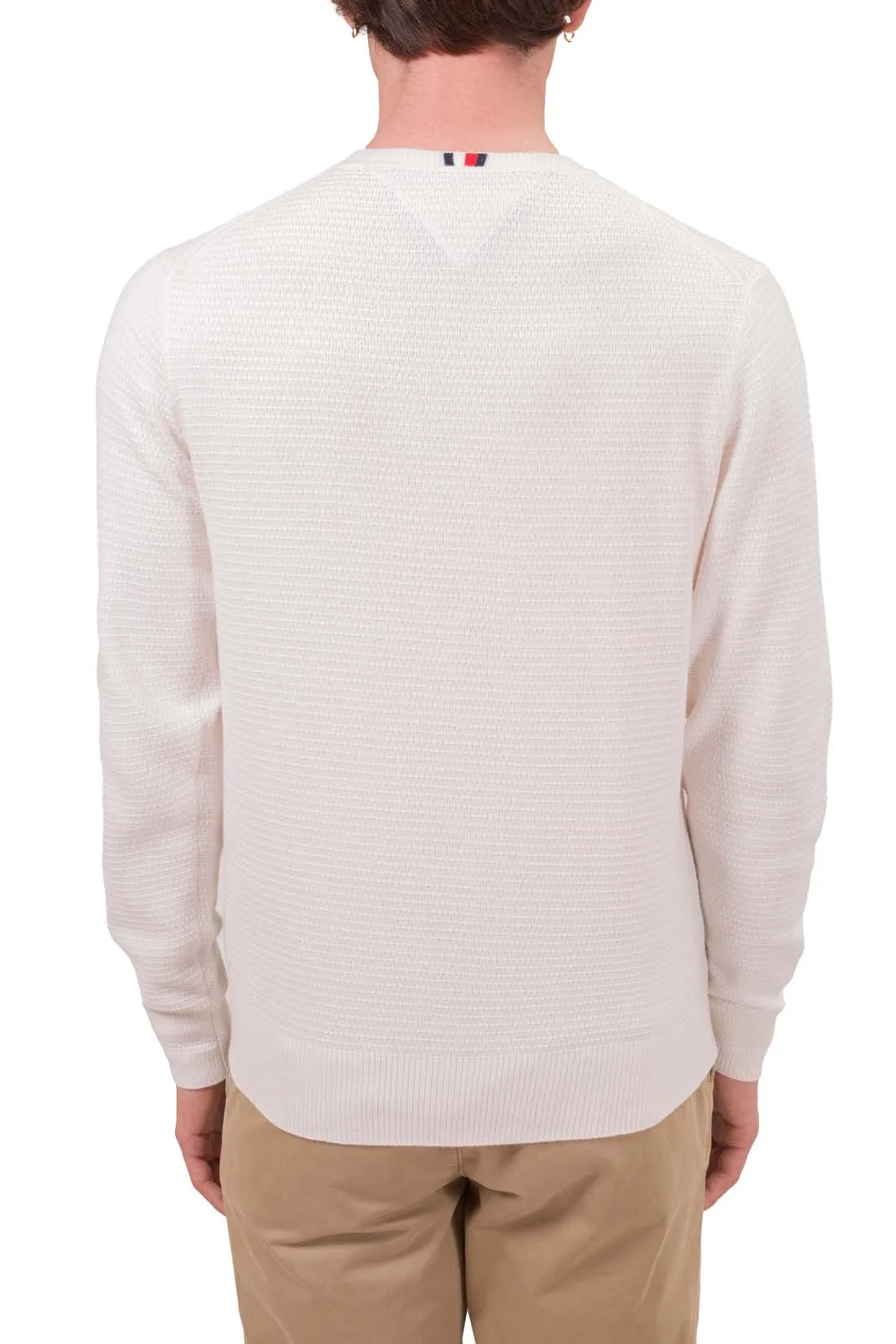 TOMMY HILFIGER Maglia uomo interlock con ricamo logo