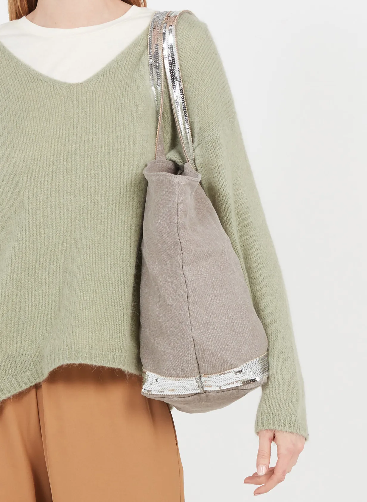  VANESSA BRUNO   Borsa in lino | Grigio