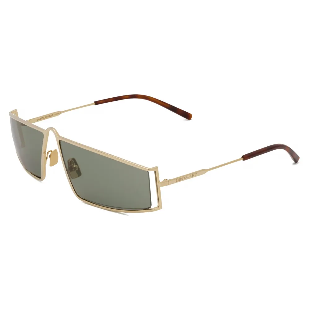 Yves Saint Laurent - Occhiali da Sole SL 606 - Oro Chiaro Verde - Saint Laurent Eyewear